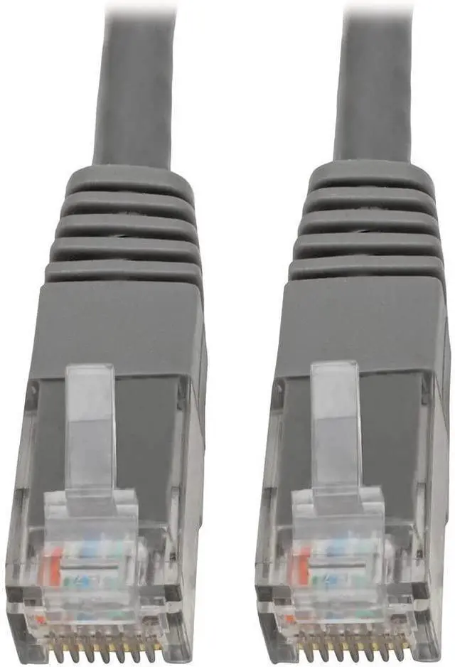 Alt view image 10 of 11 - Tripp Lite Premium N200-001-GY RJ-45 Patch Network Cable