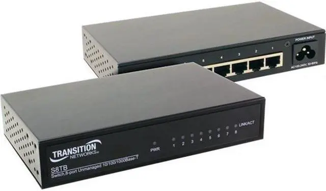 Alt view image 14 of 15 - Transition Networks Unmanaged Switch