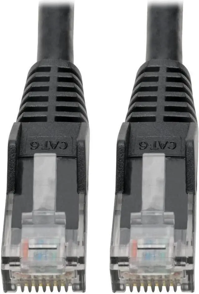 Alt view image 12 of 20 - Tripp Lite N201-06N-BK Premium Cat6 Gigabit Snagless Molded Utp Patch Cable, 24 Awg, 550 Mhz/1 Gbps (Rj45 M/M) , Black, 6 In. - Patch Cable - Rj-45 (M) To Rj-45 (M) - 5.9 In - Utp - Cat 6 - Ieee 802.