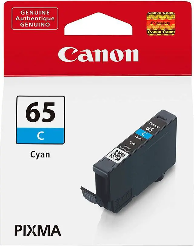 Alt view image 5 of 15 - Canon CLI-65 Cyan Ink Tank for PIXMA Pro-200 Printer #4216C002