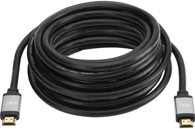 Alt view image 3 of 10 - SIIG CB-H21111-S1 16 ft. Black Ultra High Speed HDMI Cable Male to Male