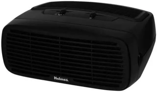 Alt view image 17 of 17 - Holmes Aer1 Desktop Personal Air Purifier with HEPA-Type Filter & Optional Ionizer, Black HAP242B-U
