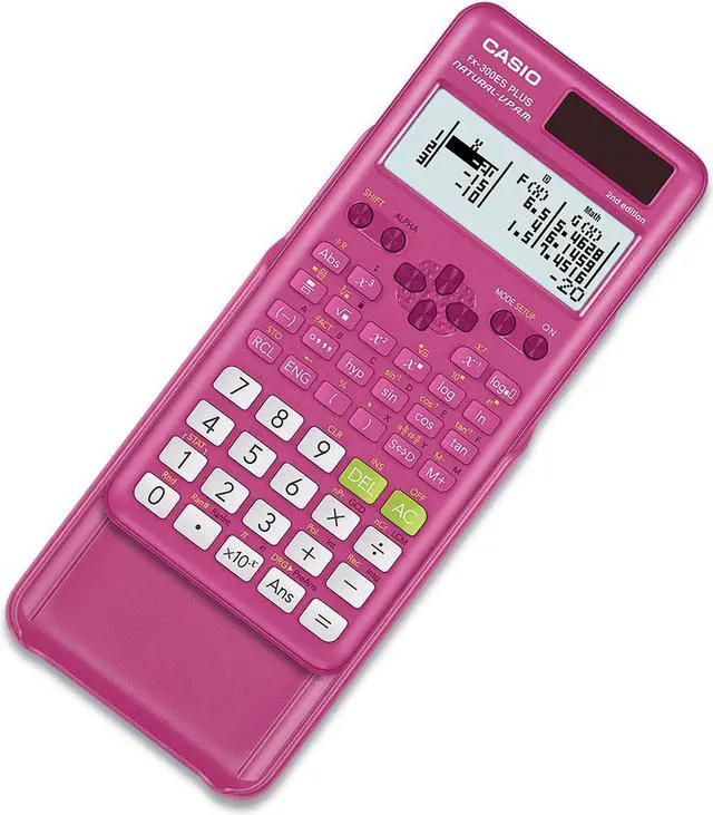 Alt view image 3 of 8 - Casio fx-300ESPLS2 Pink Scientific Calculator