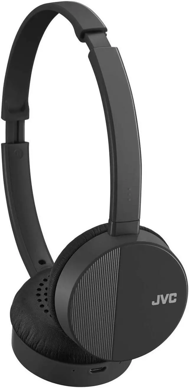 Alt view image 9 of 15 - JVC HA-S23W Headset - USB - Wireless - Bluetooth - 33 ft - 32 Ohm - 20 Hz - 20 kHz - On-ear - Black