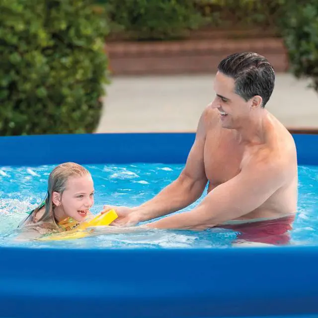 Alt view image 6 of 19 - Intex 28141EH 13ft x 33" Easy Set Inflatable Swimming Pool w/530 GPH Filter Pump