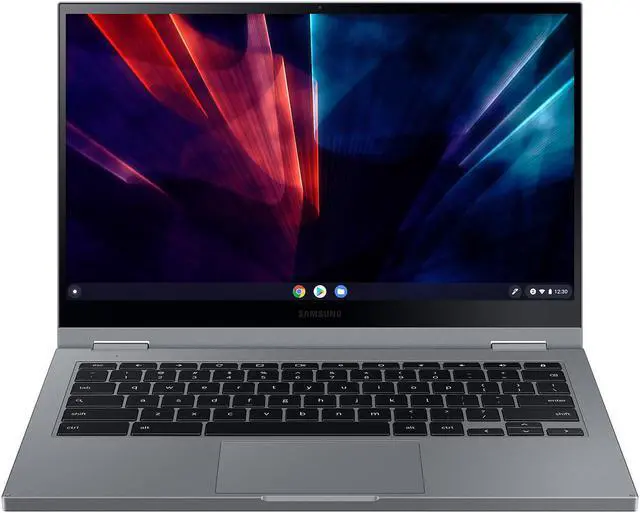 Alt view image 8 of 9 - Samsung - Galaxy Chromebook 2 - 13.3" QLED Touch-Screen - Intel® Core™ i3 - 8GB Memory - 128GB eMMC - Mercury Gray XE530QDA-KB1US Laptop Notebook