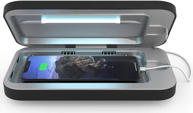 Main image of PhoneSoap Pro Smartphone UVC Sanitizer and Charger (Black)