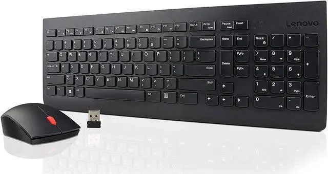 Alt view image 2 of 4 - Lenovo 510 Wireless Keyboard & Mouse Combo, 2.4 GHz Nano USB Receiver, Full Size, Island Key Design, Left or Right Hand, 1200 DPI Optical Mouse, GX30N81775, Black