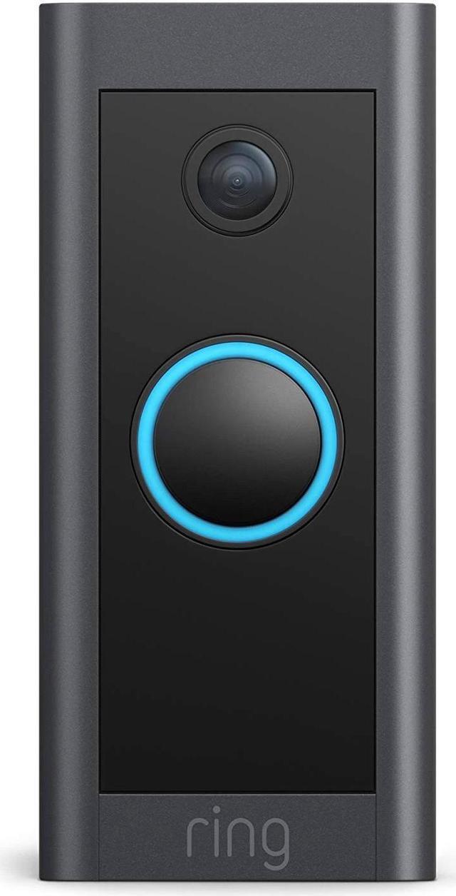 Alt view image 6 of 20 - Ring Wi-Fi Video Doorbell Wired - Black