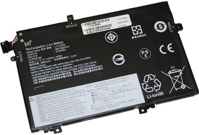 Main image of BTI L17C3P52 Battery L17M3P53BTI