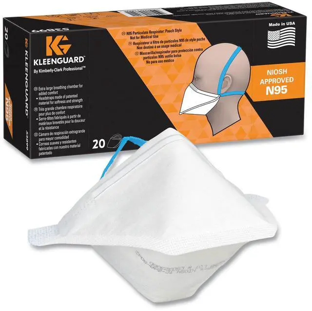 Main image of Kleenguard N95 Respirator Regular Size 20/Box 53899
