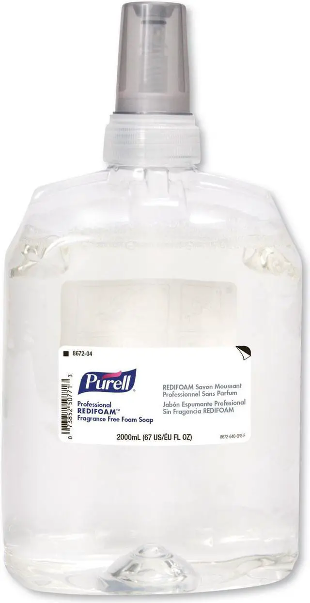 Main image of Professional REDIFOAM Fragrance-Free Foam Soap 2000 mL 4/Carton 867204