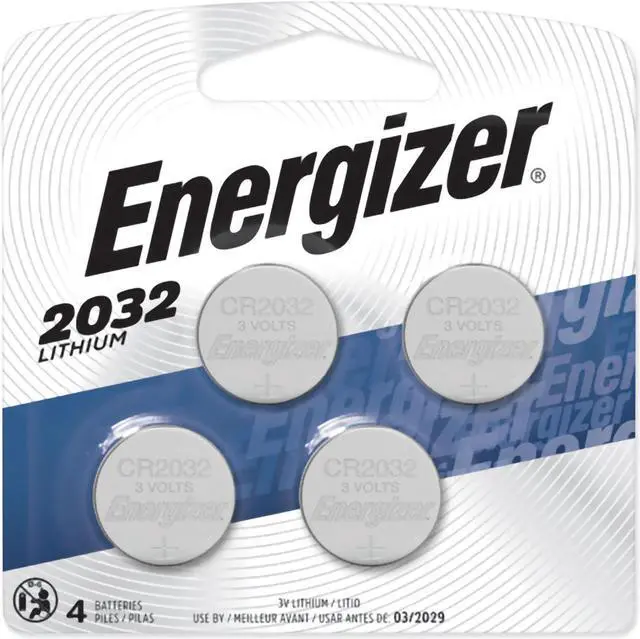 Alt view image 3 of 4 - Energizer 3V Lithium 4Pk Battery 2032BP-4 Unit: CARD
