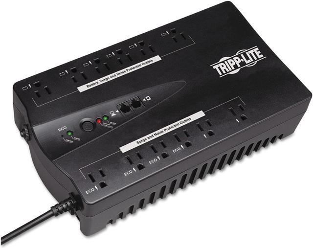 Alt view image 4 of 9 - Tripp Lite UPS 750VA 450W Eco Green Battery Back Up Compact 120V USB RJ11  750 VA450 W  120 V AC 120 V AC  Desktop  12 x NEMA 515R