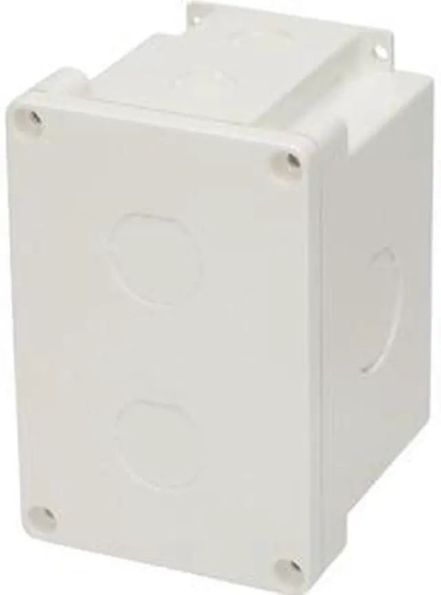 Alt view image 10 of 10 - Tripp Lite Waterproof Cat5e / Cat6 Electrical Junction Box 2 Cutouts Taa