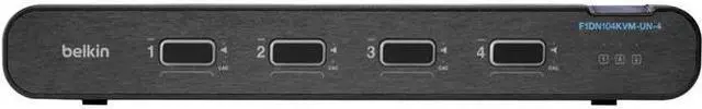 Main image of Belkin 2nd Gen Secure KVM Switch 4-Port Single Head w/ CAC F1DN104KVMUN4