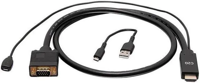 Main image of C2G 10ft HDMI to VGA Adapter Cable Active HDMI to VGA Cable C2G41473