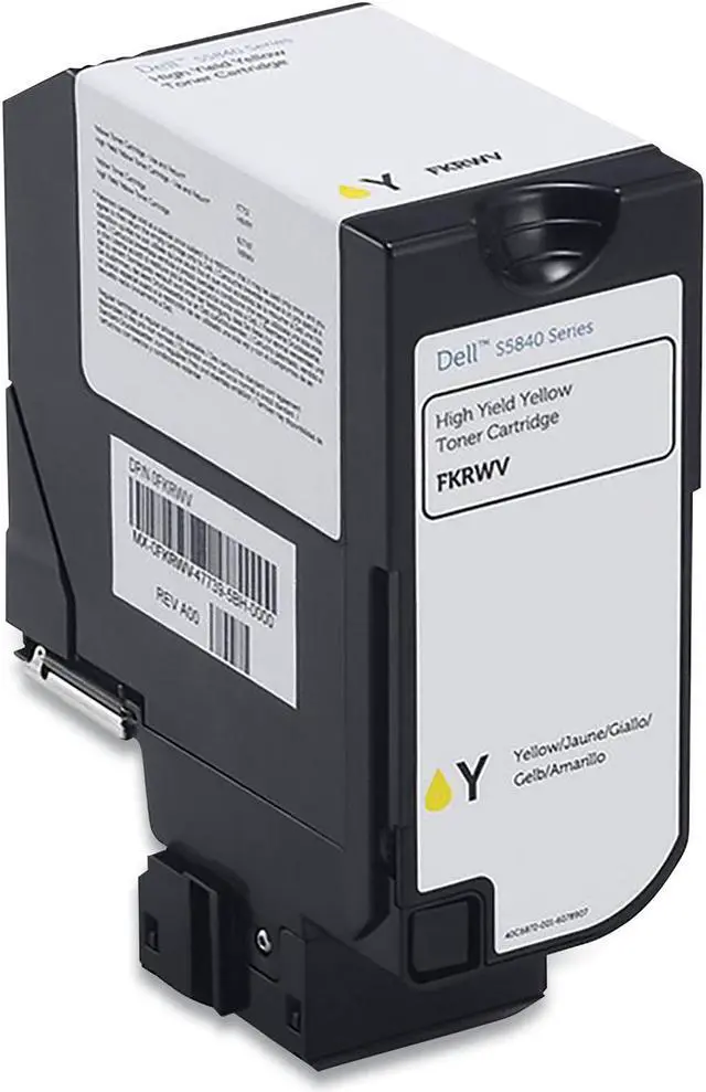 Alt view image 3 of 6 - DELL OEM Toner, YELLOW, yield 12,000 593BBYB
