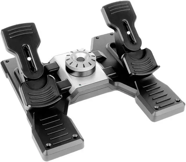 Alt view image 2 of 5 - Saitek Pro Flight Rudder Pedals for PC 945000024
