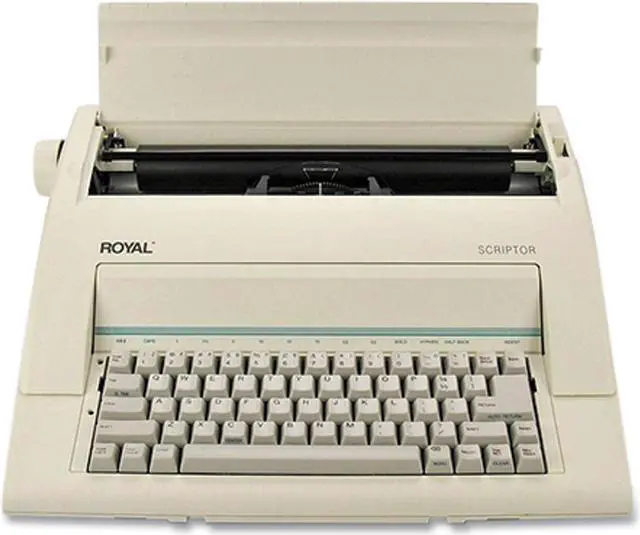 Alt view image 8 of 10 - Royal 69149V Scriptor Personal Portable Electronic Typewriter