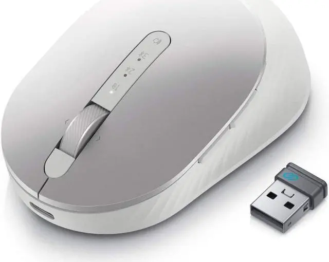 Alt view image 10 of 20 - Dell Premier MS7421W Wireless Mouse Platinum Silver MS7421WSLVNA
