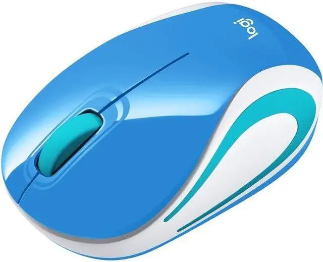 Alt view image 10 of 10 - Logitech Wireless Mini Mouse M187 Palace Blue 910005360