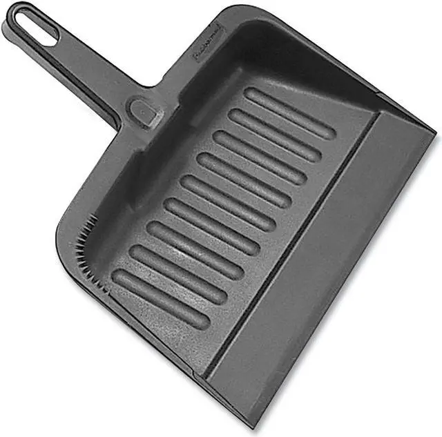 Main image of Impact Heavy-Duty Plastic Dust Pan 12 x 12 x 4 Black