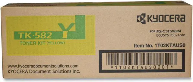 Alt view image 2 of 8 - Kyocera Copystar TK582Y FS-C5150DN TK582Y Yellow Toner Yellow