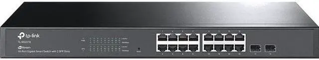 Alt view image 5 of 10 - TL-SG2218 JetStream 16-Port Gigabit Smart Switch with 2 SFP Slots