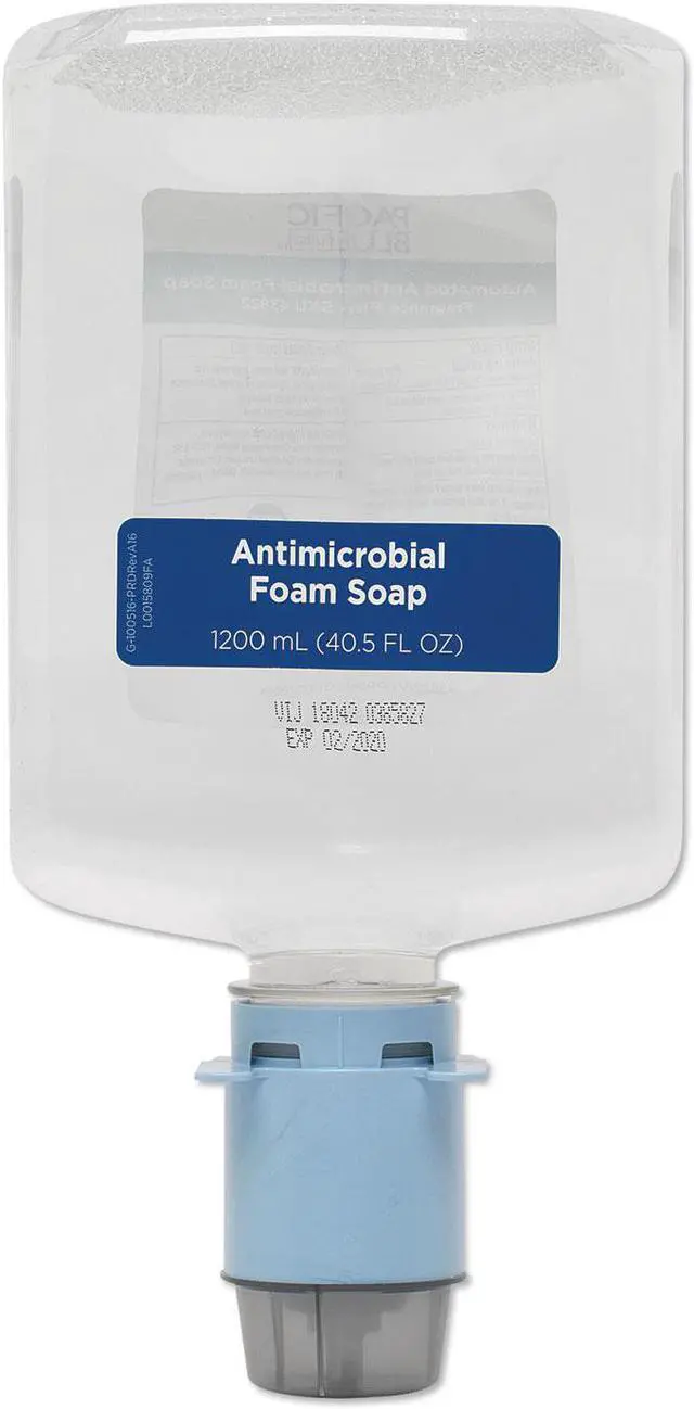 Alt view image 8 of 11 - Georgia-Pacific Foam Soap Dispenser Fragrance-Free 1200ml 3/CT Clear 43822