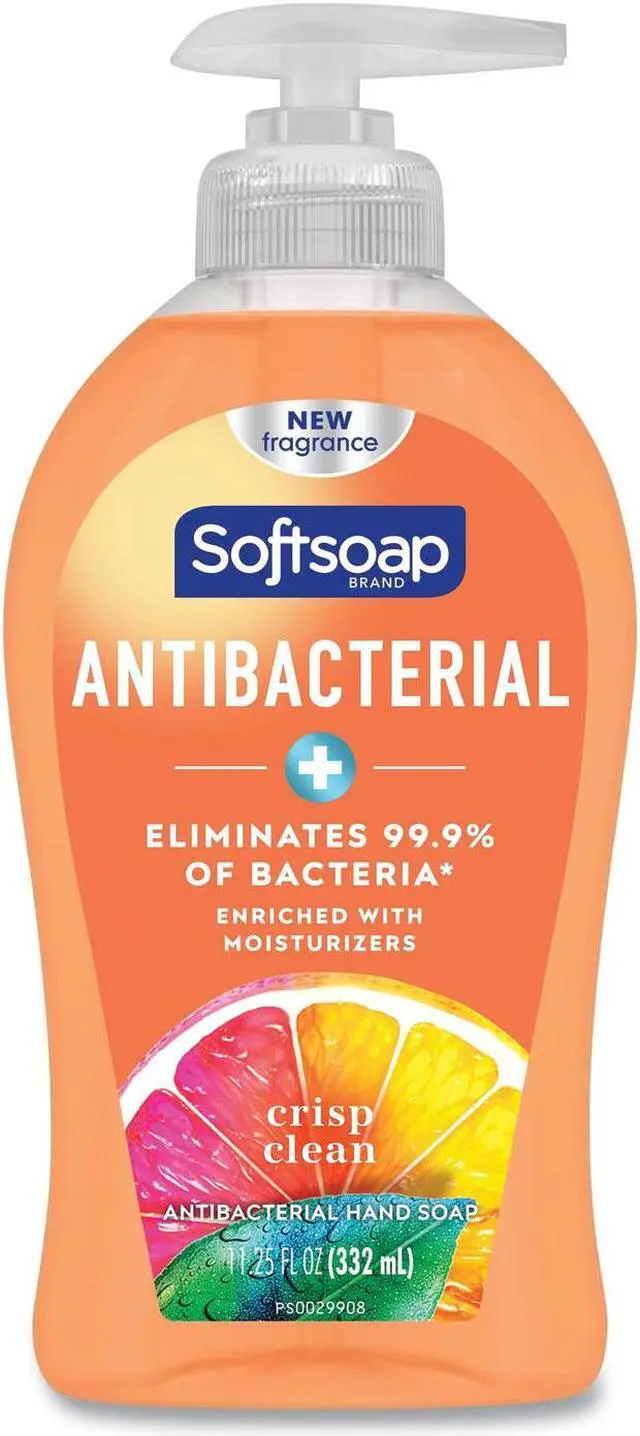 Alt view image 4 of 18 - Antibacterial Hand Soap, Crisp Clean, 11 1/4 oz Pump Bottle 44571EA
