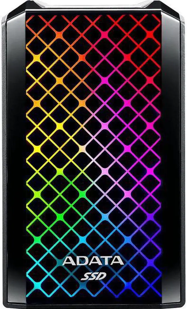 Alt view image 13 of 18 - ADATA SE900G 1TB USB-C 3.2 Gen2 External RGB SSD