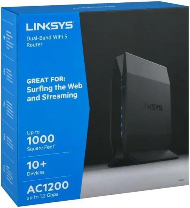 Alt view image 8 of 16 - Linksys E5600 Wi-Fi 5 IEEE 802.11ac Ethernet Wireless Router