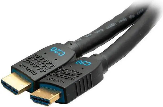 Main image of C2G 12ft Ultra Flexible 4K Active HDMI Cable Gripping M/M Black C2G10379