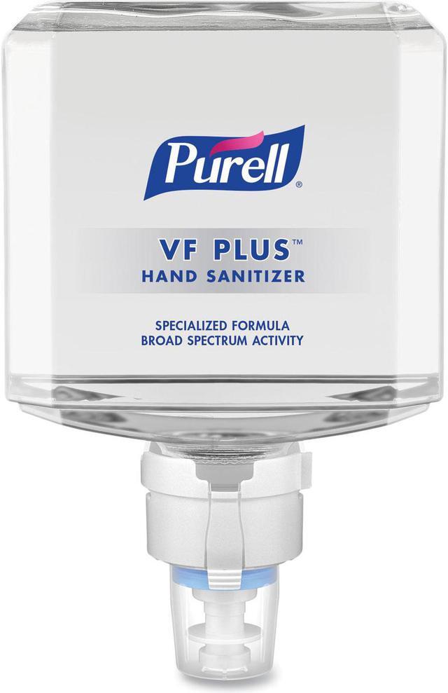 VF PLUS Hand Sanitizer Gel, 1,200 mL Refill Bottle, Fragrance-Free, For ES8 Dispensers, 2/Carton VF PLUS Hand Sanitizer Gel, 1,200 mL Refill Bottle, Fragrance-Free, For ES8 Dispensers, 2/Carton