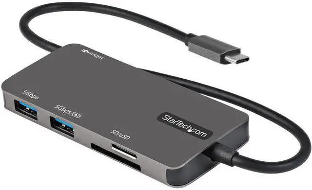 Main image of StarTech USB C Multiport Adapter USB-C to 4K HDMI 100W Passthrough DKT30CHSDPD