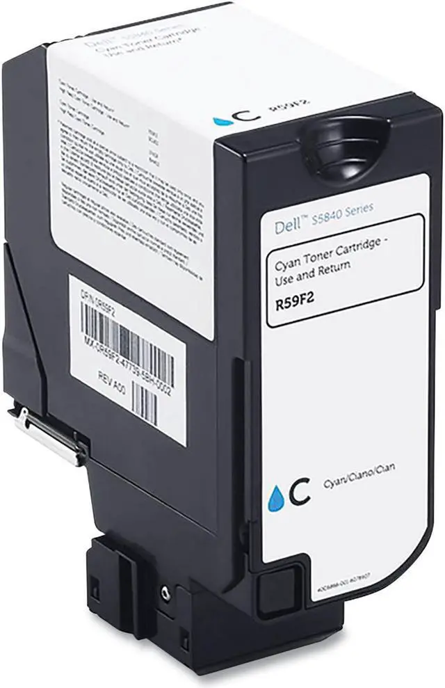 Alt view image 2 of 5 - DELL PRINTER ACCESSORIES 9DJ63 12K PG HIGH YIELD CYAN TONER