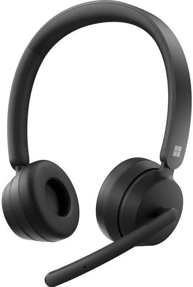 Alt view image 19 of 20 - Microsoft Modern USB-C Headset Black - Wired USB-C Connection - High-quality stereo sound - Comfortable on-ear design - Noise-reducing microphone - Compatible with Windows 11 & 10 Devices