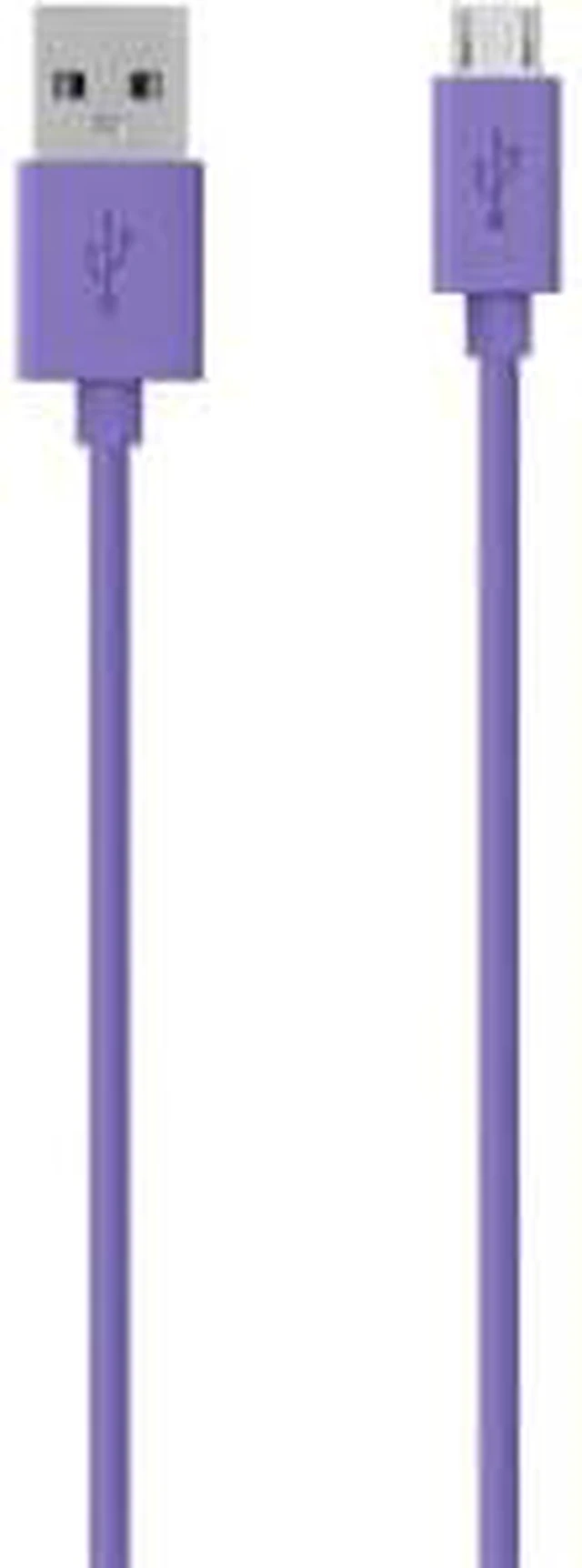 Alt view image 2 of 3 - Belkin - Micro 4FT Purple