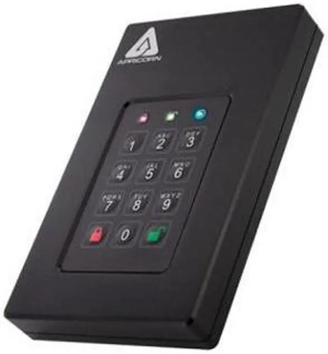 Alt view image 8 of 20 - Apricorn Aegis Fortress 2 TB Hard Drive - External - USB 3.0