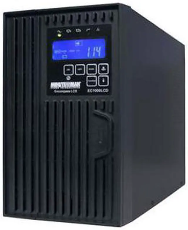 Alt view image 5 of 5 - Minuteman EC1000LCD 1000 VA On-line Tower UPS with 6 0utlets - Tower - 2 Minute Stand-by - 120 V AC Input - 110 V AC, 120 V AC, 127 V AC Output - Serial Port - 6 x NEMA 5-15R Receptacle(s)