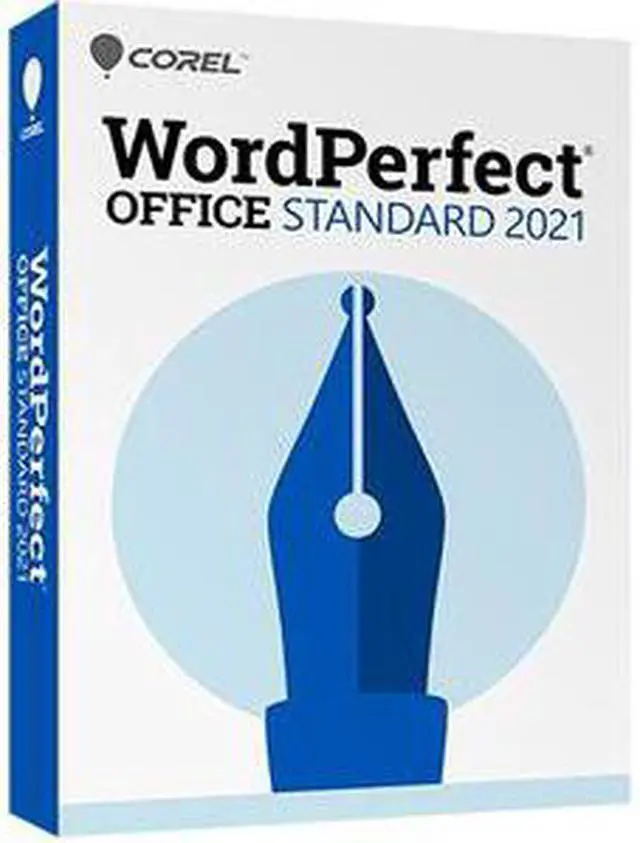 Main image of Corel WordPerfect Office 2021 Standard Box Pack 1 User WP2021STDEFMBAM