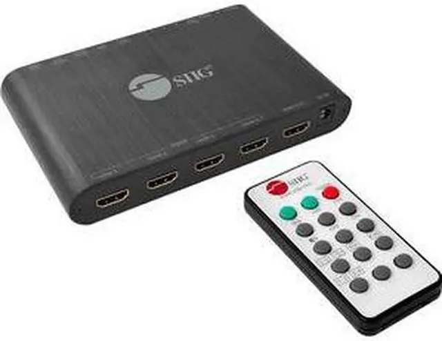 Alt view image 2 of 15 - SIIG - CE-H25R11-S1 - SIIG 4x1 HDMI Seamless Quad-Split Multi-Viewer Switcher - 1920 x 1080 - Full HD - 4 x 1 - 1 x HDMI