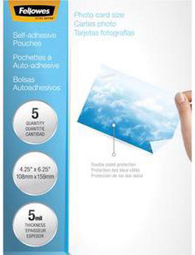 Alt view image 10 of 10 - Fellowes Laminating Pouches 5mm 4-1/4x6-1/4 5220401