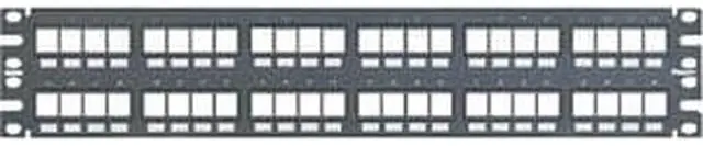 Main image of Panduit PDTNKPP48FMY 48-port flush mount modular patch panel