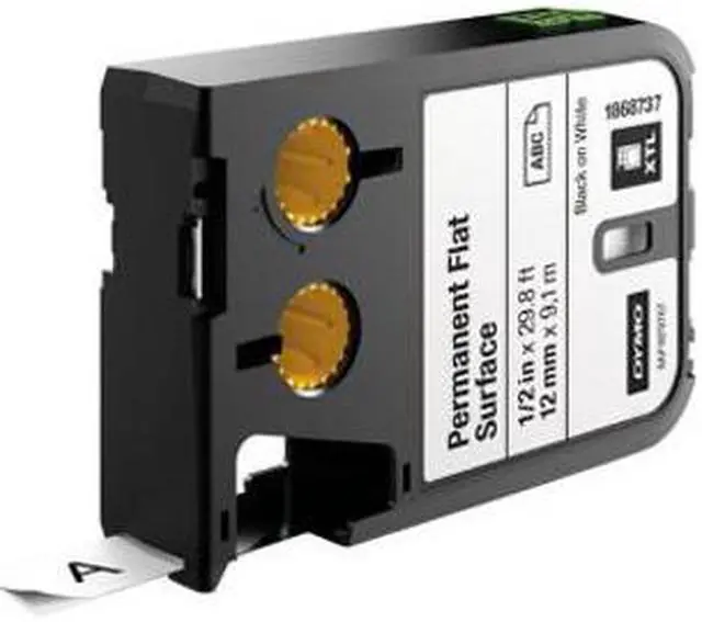 Alt view image 5 of 6 - DYMO CORP 1868737 DY XTL 0.5" 12MM BK/WT POLY CO