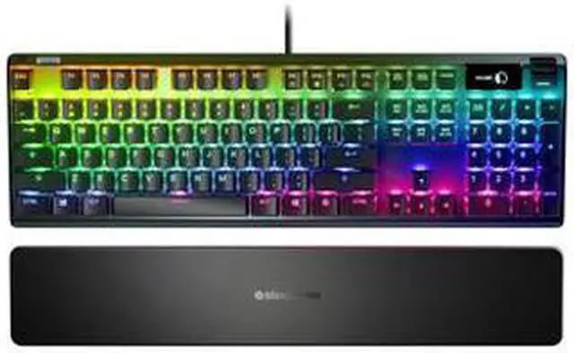 Alt view image 20 of 20 - SteelSeries Apex PRO Adjustable Mechanical Switch Gaming Keyboard 64626