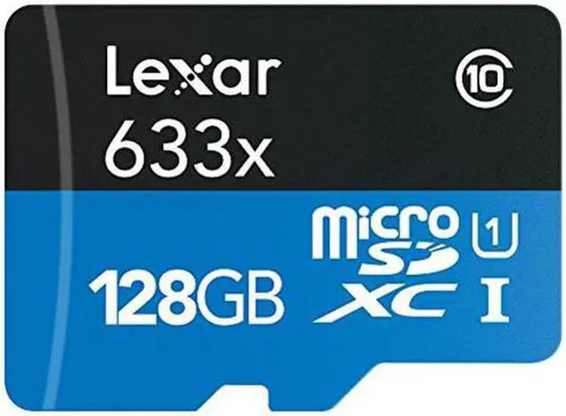 Main image of Lexar High-Performance 633x 128GB microSDXC UHS-I Card with SD Adapter