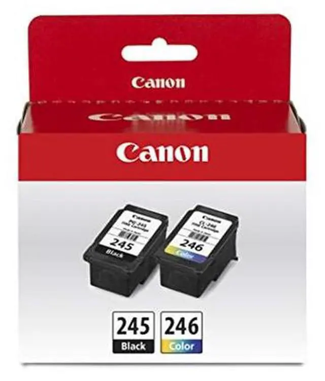 Alt view image 2 of 9 - Canon PG-245 Black & CL-246 Color Ink Cartridge Value Pack for PIXMA Printers