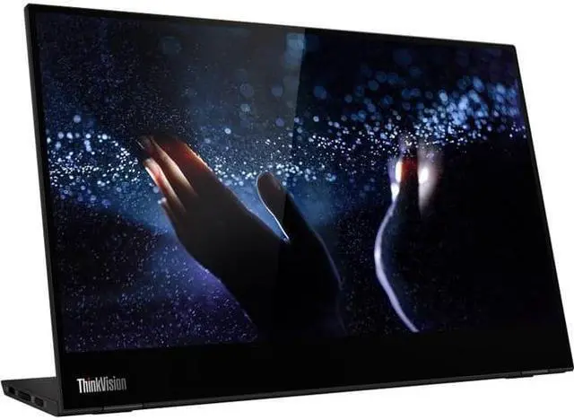 Alt view image 8 of 20 - Lenovo ThinkVision M14t 14" USB-C Mobile Monitor with Touch Screen